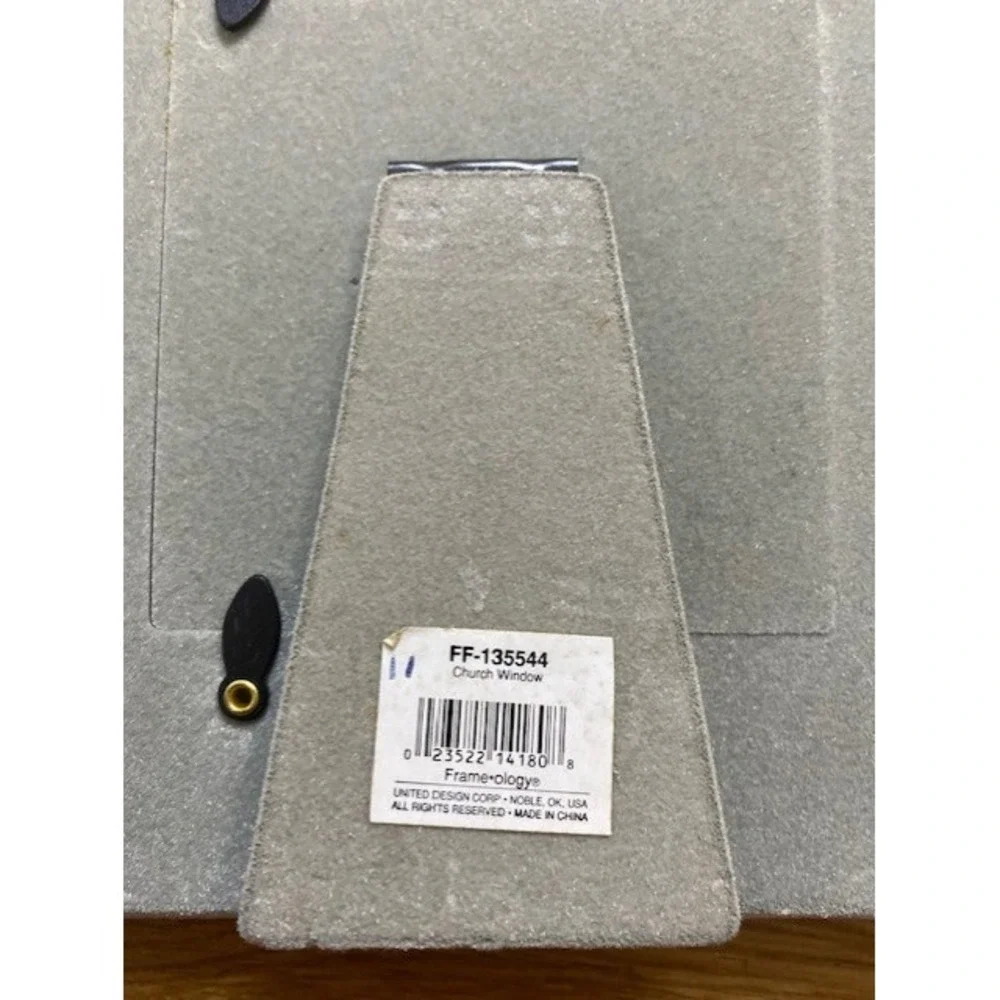 United Design Corp Church Window Picture Frame Gray Stone Gothic Good Trefoil